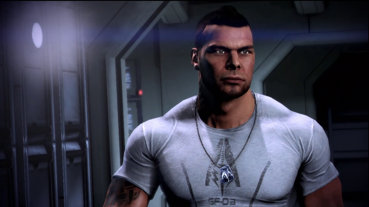 Mass Effect Porn Flash - Bara Character: James Vega - Baragamer