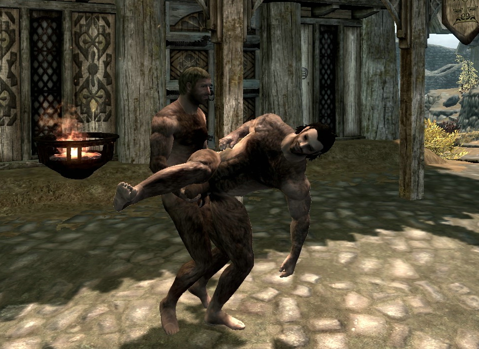 skyrim naked men mod